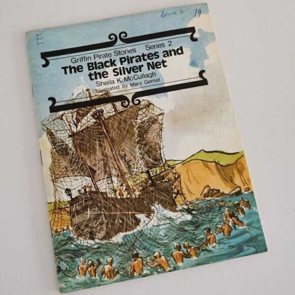 Black Pirates and Silver Net by Sheila McCullagh Student Reader Book 1970s Vtg - Picture 1 of 7